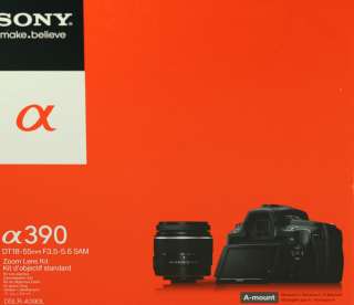 Sony a390 With 18 55mm & 75 300mm 30 PIECE Pro KIT ++ 610074543176 