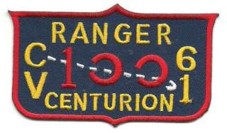 US Navy CV 61 USS Ranger Centurion 100 Patch ,  