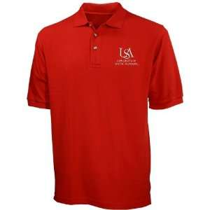 South Alabama Jaguars Red Pique Polo:  Sports & Outdoors