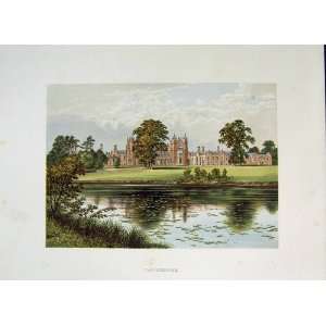    1800 View Capesthorne Cheshire England Colour Print