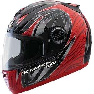  Scorpion EXO 700 Predator Helmet   X Small/Red: Automotive