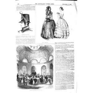   1843 INFANTRY CAP ROTUNDA BAN ENGLAND LADIES FASHION
