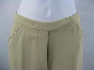 CHADO RALPH RUCCI Lime Green Pants Blazer Suit Set 8  