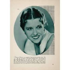  1933 Dorothy Wilson Radio Pictures Movie Actor Print 
