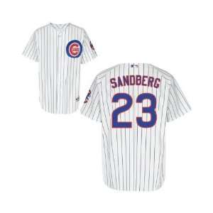  Ryne Sandberg #23 Chicago Cubs Home Replica Jersey Size 50 
