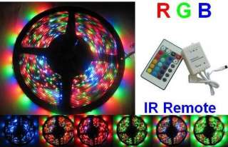 RGB 5M LED Strip Light SMD 3528 with IR Remote Control  