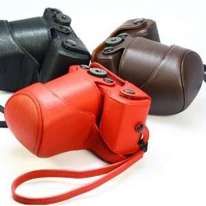  [3 Colors] Leather Camera Case/bag For Sony NEX 5 (Black 