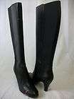 New Womens SOFFT Black Odessa Knee High Boots 10M FLAW