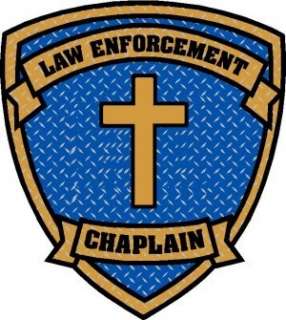 Police Stickers   Police Chaplain Decal 2 Helmet Size  