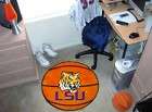 LSU Tigers 29 Inch Basketball Shape Floor Rug