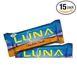 Luna Chocolate Chunk Bar, 1.69 Ounces (Pack of 15):  