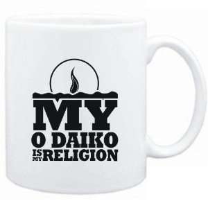  Mug White  my O Daiko is my religion Instruments Sports 