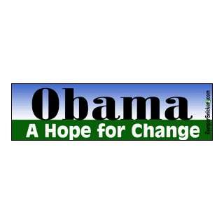  Obama A Hope For Change   Refrigerator Magnets 7x2 in 