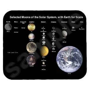  Moons of the Solar System Mouse Pad: Office Products