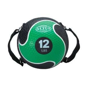   Altus Athletic AMB 12 Medicine Ball w/Removable Handles 12lb Sports