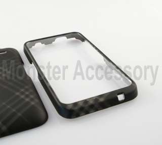 Diagonal Checkers Hard Case Snap On Cover For LG Esteem Metro PCS 