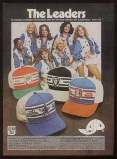 1978 Dallas Cowboys Cheerleaders photo AJD Caps ad  