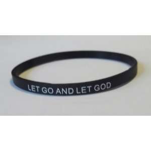  Let Go and Let God Silicone Faith Bracelet Toys & Games