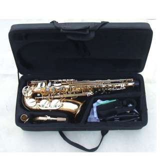 Professional Gold Lacquer Brass Alto Saxophone Nicetone  