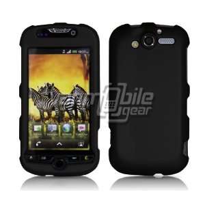 BLACK RUBBERIZED CASE + LCD SCREEN PROTECTOR + CAR CHARGER for MYTOUCH 