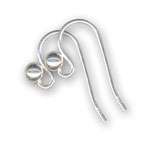 Beautiful Sterling Silver French hooks. These are quality findings.
