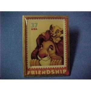   of Disney Mufasa & Simba Lion King Stamp Friends Pin: Everything Else