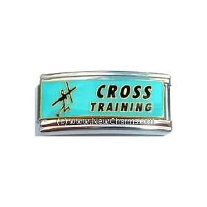  Superlink Cross Training Italian Charm Bracelet Jewelry 