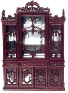 Dollhouse Miniature Charles ll China Cabinet  