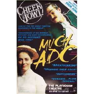   ADO ABOUT NOTHING (ORIGINAL LONDON THEATRE POSTER)