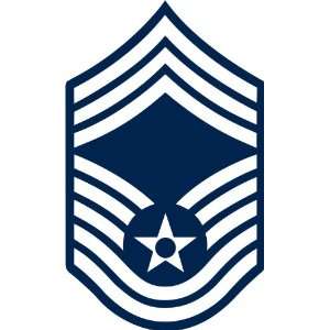  Air Force E 9 Chief Master Sergeant (CMSGT) Sticker 