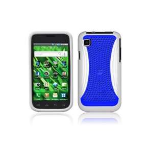   Xmatrix Rear Protex   White on Blue: Cell Phones & Accessories