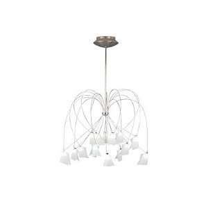  Rhapsody 15 Light Chandelier Height 44, Finish Satin 