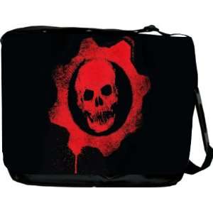  Red Skeleton Design Messenger Bag   Book Bag   School Bag 