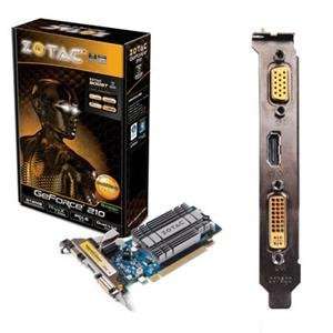 Zotac, GeForce 210 SYNERGY 512MB DDR3 (Catalog Category Video & Sound 