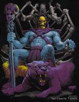 Licensed Masters Of the Universe Skeletor Throne with Panthor Adult 