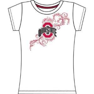   Ohio State Buckeyes OSU NCAA Ladies Slub Tee Medium: Sports & Outdoors