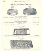 1902 Foundry Riddles, Sieves Screens Antique Catalog Ad  