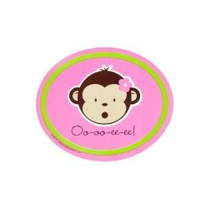  Pink Mod Monkey Stickers (4 sheets): Toys & Games