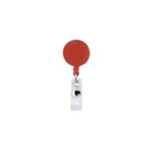  Badge Reel   Round   Red: Office Products