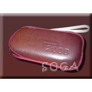  PINK LEATHER POUCH CARRY CASE BAG GLOVE FOR SONY PSP 2000 