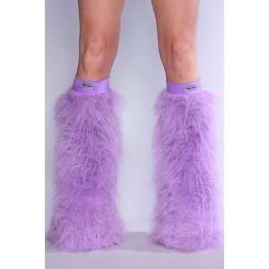  Lilac Purple Faux Fur Fuzzy Furry Legwarmers Everything 