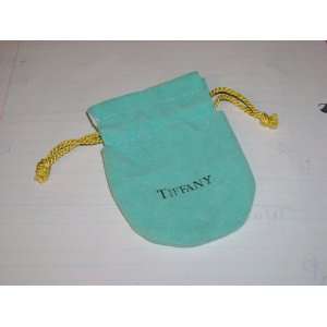   Teal Cloth TIFFANY & CO JEWELRY BAG Travel Pouch Mini