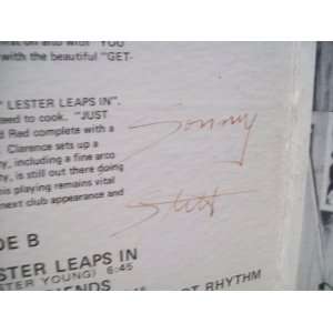 Stitt, Sonny LP Signed Autograph Forecast Sonny and Red Jazz  