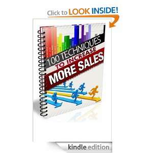 100 Techniques to Increase Sales eBook House  Kindle 