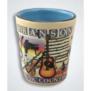  Branson Missouri Country Music Embossed Shot Glass 