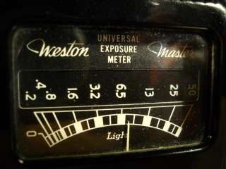 Vintage Weston Master II Universal Exposure Light Meter Model # 715 