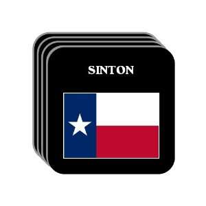  US State Flag   SINTON, Texas (TX) Set of 4 Mini Mousepad 