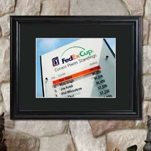 Personalized PGA Fed Ex Cup Leaderboard Print:  Home 