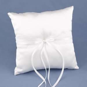  Simply Sweet White Ring Pillow 