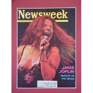  Janis Joplin Rebirth Of The Blues May 26 1969 Newsweek 
